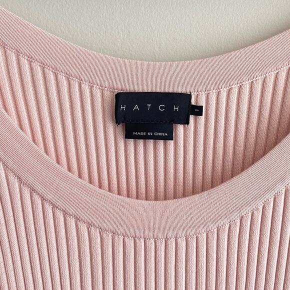 Hatch Maternity Karinna Sweater Ribbed Midi Dress - Picture 6 of 9